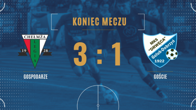 Drwęca straciła prowadzenie i przegrała z Legią Chełmża 1:3
