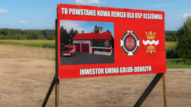 OSP Olszówka będzie świętować 70-lecie. Gmina zapowiada budowę nowej remizy