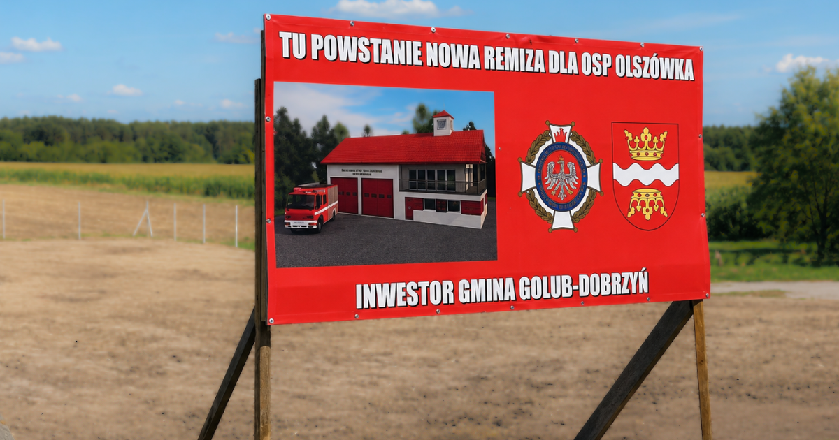 OSP Olszówka będzie świętować 70-lecie. Gmina zapowiada budowę nowej remizy