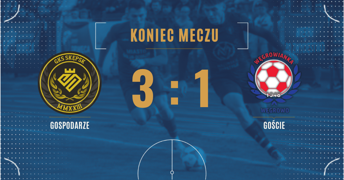Hat-trick Pawła Licznerskiego dał GKS Skępsk zwycięstwo na inaugurację