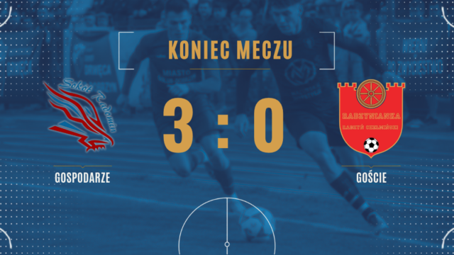 Sokół Radomin pokonał Radzyniankę 3:0. Pierwsze zwycięstwo w nowym sezonie